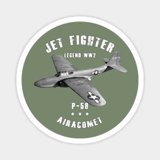 Bell P-59 Airacomet Military Jet Fighter Plane WW2 Magnet